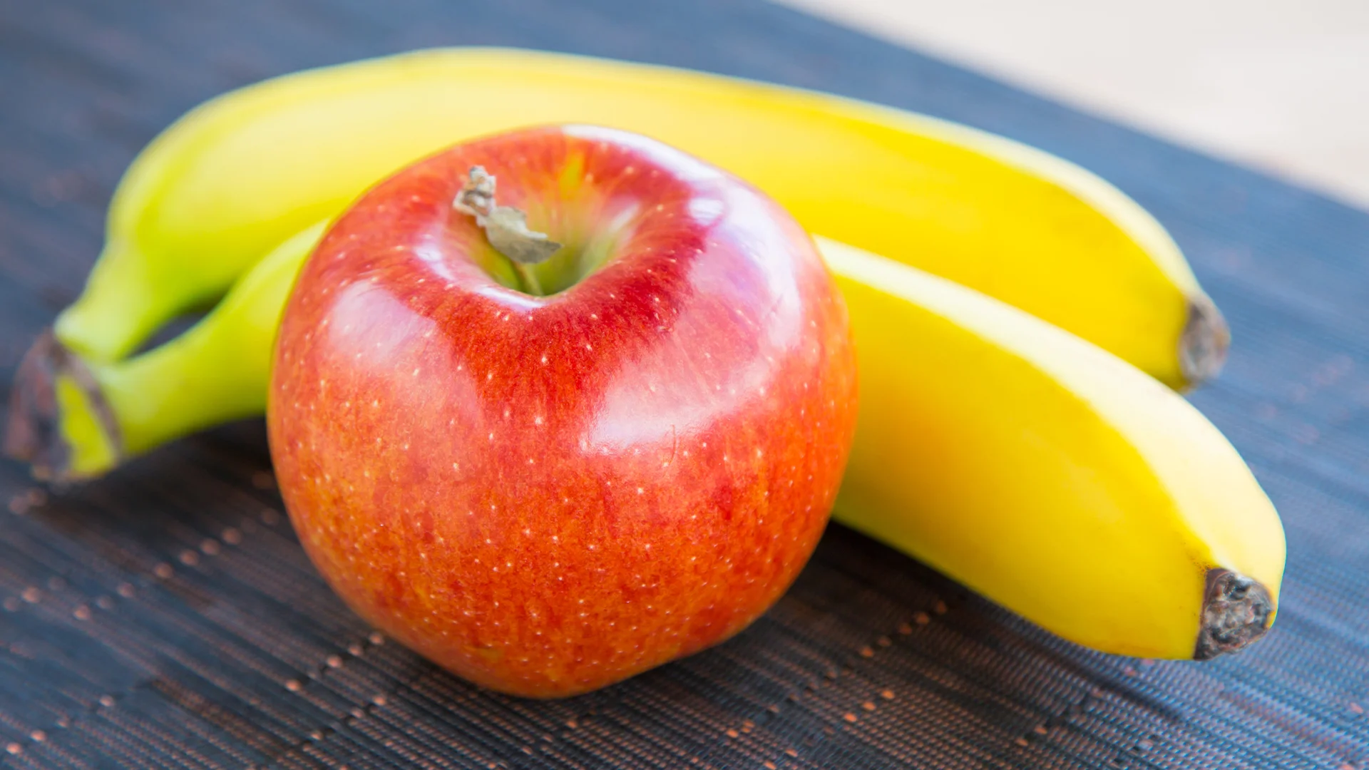 Apples and bananas